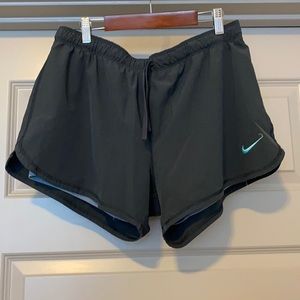Dark Grey Nike Dri-Fit 2 in 1 Shorts